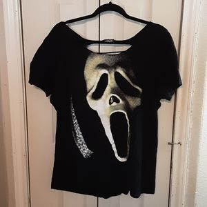 HT Glow in the Dark Ghost Face Rope Back T-Shirt